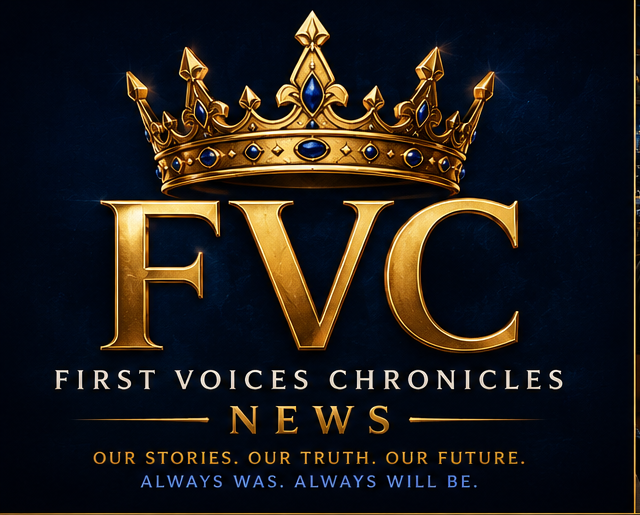 First Voices Chronicles News royal crown logo